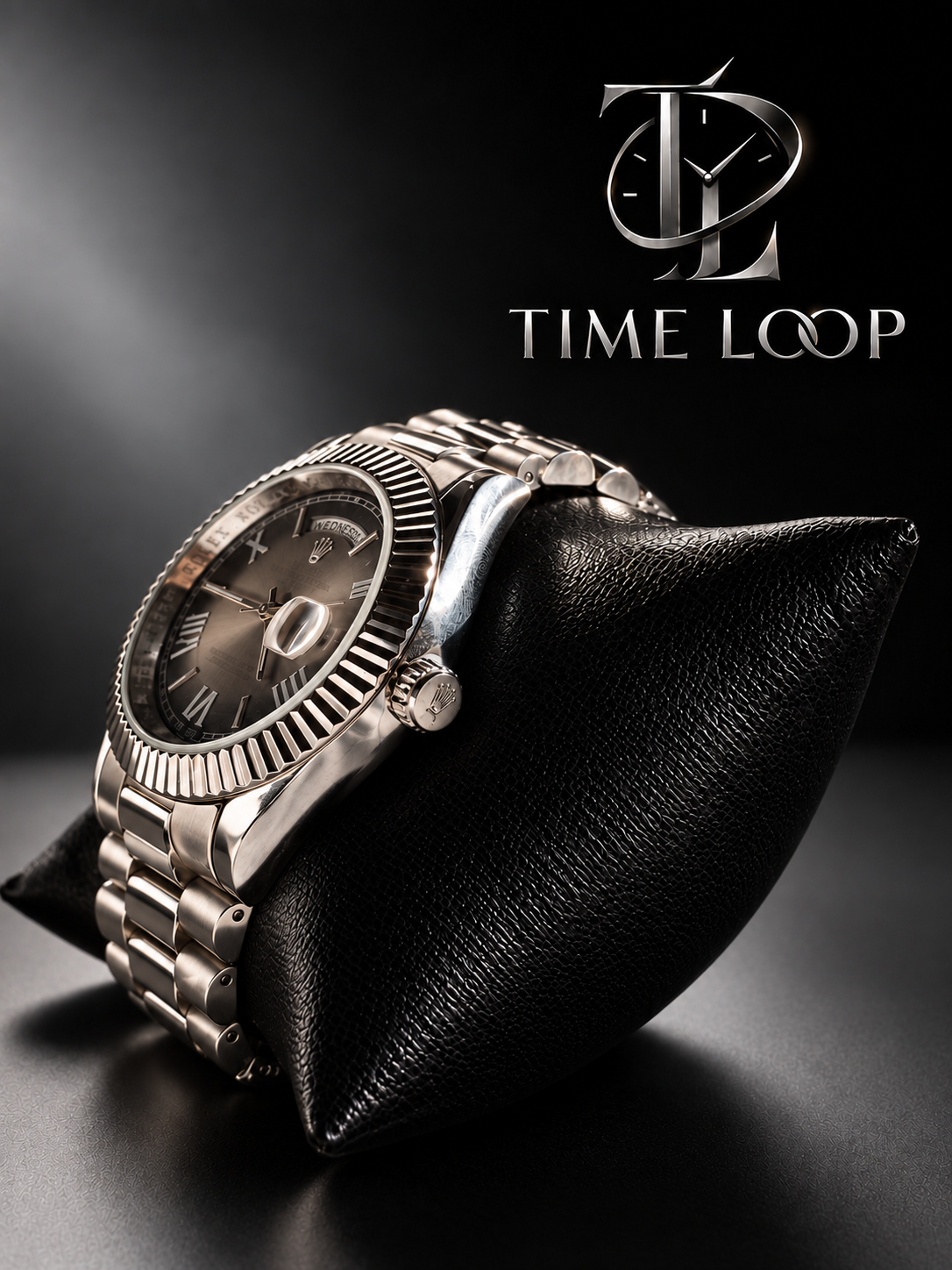PREMIUM ROLEX Day-Date Silver